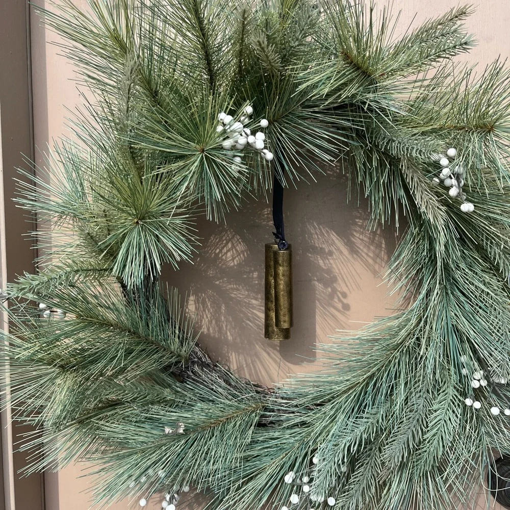 Hearth & Hand Green and White Holiday Wreath